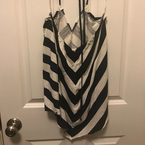 Roxy Stripe High-low Halter Tank - Picture 5 of 7